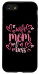 Coque pour iPhone SE (2020) / 7 / 8 Moms the Boss – Cadeau mignon pour la fête des mères