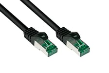 Good Connections® Câble patch catégorie 6A Outdoor de qualité supérieure - 20 m - IP66 avec protection des nez d'encliquetage - 10 vitesses - Conducteur en cuivre - S/FTP, PiMF - 500 MHz - Pour