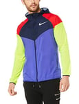 Nike M NK Windrunner Veste Homme, Persian Violet/Obsidian/Reflec, FR : S (Taille Fabricant : S)