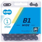 KMC B1 Wide Bicycle Cycle Bike Chain Black - 112 Links