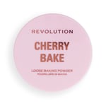 Makeup Revolution Cherry Bake Loose Powder & Puff