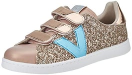 Victoria Tenis Tiras Glitter Combinado, Basket Mixte Adulte, Beige (Nude), 38 EU