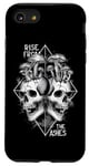 Coque pour iPhone SE (2020) / 7 / 8 Motif tête de mort unique Rise from the Ashes