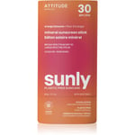 Attitude Sunly Sunscreen Stick Mineral solcreme Stift SPF 30 Orange Blossom 60 g