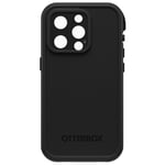 OtterBox iPhone 14 Pro (6.1) Fre Series Case - Black Waterproof (IP68) - Shockproof - Dirt Proof - Sleek & Slim Protetive Case with Built in Screen Protector - 5X Tested to Military Standard