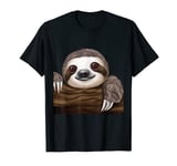 Sloth Red Wildlife Love Animal Nose Welfare Day Kids Adults T-Shirt