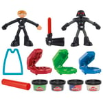 Play-Doh Star Wars Moulage Sabre Laser, Coffret de pâte à Modeler avec 2 Figurines de 10 cm