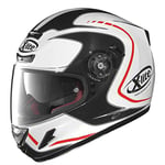 Casque intégral X-Lite X-702 GT Cosy - Couleur : Noir/Blanc/Rouge - Taille XL (61/62)