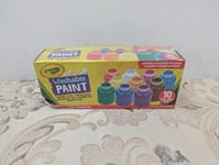 CRAYOLA Washable Paints - Assorted Colours (Pack of 10) | Perfect for Any Arts