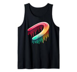 Dripping Paint Boomerang Thrower Boomerangs Tank Top