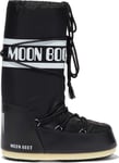 Moon Boot Unisex Icon Nylon Black, 45/47