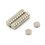 N42 Neodymium Magnet for Arts, Crafts, Model Making, DIY, Hobbies, Office, and Home - 10mm dia x 4mm thick - 2.3kg Pull - Pack of 20