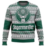 Jagermeister Ful Ugly Jultröja Herrar 3D Tröja Toppar 3 3 3 M