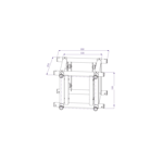 PROLYTE ST-Tårn Sleeveblock ST-010 4-Veis, Alu, U/Koblinger, For 52V-Truss