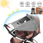 Car Seat Visor Pram Awning Canopy Cover Blackout Baby Stroller Sun Shade Cover