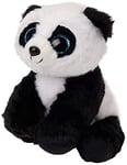 Ty - TY41204 - Beanie Babies - Peluche Baboo le Panda 15 cm, Blanc/Noir