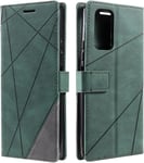 Coque Pour Xiaomi 11 T/Xiaomi 11t Pro, Etui En Cuir Pu Portefeuille Housse Fermeture Magnetique Und Flip Pour Xiaomi 11 T/Xiaomi 11t Pro, Avec Fermeture Magnetique, Vert