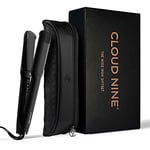 CLOUD NINE The Wide Iron Hair Straightener Gift Set | Ceramic Floating Plates Cushion Spring Flex Technology | Variable Temperature Control 100°C - 200°C | Professional Design for Range of Hair Types…