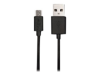 Veho - USB-kabel - Micro-USB Type B (hane) till USB (hane) - 20 cm - svart