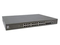 LevelOne Routeur filaire GTP2871 Commutateur PoE 28 Ports L3 Lite Managed Gigabit PoE