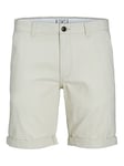 JACK & JONES Men's Jpstdave Jjchino Shorts AKM Chino, Moonbeam, S