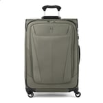 Travelpro Maxlite 5 Softside Bagage enregistré Extensible avec 4 roulettes, Valise légère, Homme et Femme, Vert Ardoise, à Carreaux Moyen, 69x47x30 cm