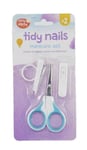 Baby Nail Care Cutter Scissors Clipper Baby Manicure Pedicure Kit Safety Cover