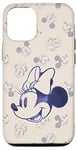 Coque pour iPhone 13 Disney Minnie et Mickey Mouse Têtes rétro vintage classique