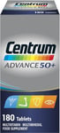 Centrum Advance 50+ Multivitamin & Mineral Tablets - 180 tablets