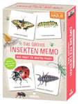 moses 9887 Expedition Nature Le Grand Insecte Qui Trouve Le Plus de Couples Le Jeu de mémo spécial avec Effet Aha avec Livre de Non-Fiction avec Lettres et informations sur Les 30 Animaux, Jaune