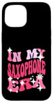 Coque pour iPhone 15 In My Saxophone Era Music Band pour femmes et enfants