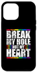 iPhone 12 Pro Max Break My Hole Not My Heart Funny Gay idea Case