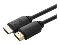 Microconnect - Hög Hastighet - Hdmi-Kabel Med Ethernet - Hdmi Hane Till Hdmi Hane - 15 M - Trippelskärmad - Svart - Inomhus, Dolby Dts-Hd Master Audio-Support, Dolby Truehd-Support, 4K60 Hz (4096 X 2160) Stöd