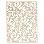 Creativ Chipboard Die Cuts - Bakgrund med Blommor 120 x 90 mm