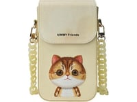 Nimmy Torebka Na Telefon Khaki Big Eyed Pet 2.0 Cat