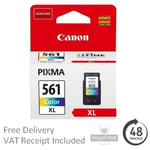 Genuine Canon CL561XL Colour Ink Cartridge - For Canon PIXMA TS5351