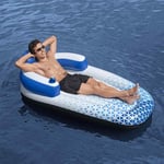 Hydro Force Floating Lounger 183x97 cm Blue Bestway