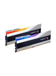 G.Skill Trident Z5 RGB DDR5-6000 - 32GB - CL40 - Dual Channel (2 pcs) - Intel XMP - Sølv med RGB