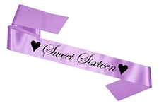 My Pretty Little Gifts Sweet Sixteen Sash - Lilac