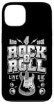 Coque pour iPhone 13 Chemises Rock & Roll, I Love Rock Music, Rock & Roll Freedom