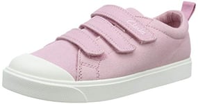 Clarks Girl's City Vibe K Low-Top Sneakers, Pink Pink Canvas Pink Canvas, 13 UK Child