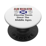 Clan MacAlister Tartan Nom de famille écossais Scotland PopSockets PopGrip Interchangeable