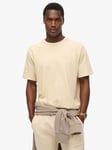 Superdry Tech Relaxed T-Shirt, Tapioca Cream Beige