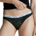 Calvin Klein Truser Lace Bikini Brief Svart polyamid Small Dame