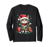 Holiday Cat Long Sleeve T-Shirt