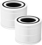 Filter for LEVOIT Air Purifier Core 300 300S 3-in-1 HEPA Carbon White x 2