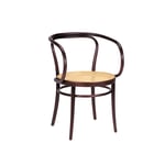 Gebruder Thonet Vienna - Wiener Stuhl, Dark Walnut B03, Stained Beech, Woven Cane Seat - Spisestoler - Tre farget - Tre