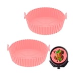 Rapanda - Moule Silicone Air Fryer, Friteuse Airfryer, 2 Pièce Air Fryer Moule, Panier Friteuse en Silicone, Air Doublure de Four à Friteuse, Air