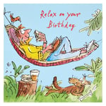 Woodmansterne Man Lying In Hammock Birthday Card