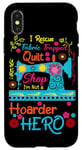 Coque pour iPhone X/XS Couette en tissu I Rescue Trapped Shop Hero